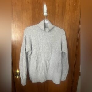 Abercrombie and Fitch Knit Mock Grey Turtleneck Sweater